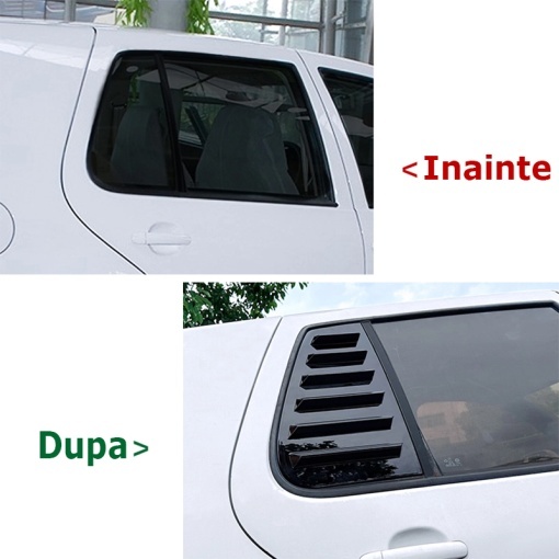 Set ornamente protectie geam VW Golf IV 1997-2004 Hatchback/Scurt - ABS Premium - Img 2