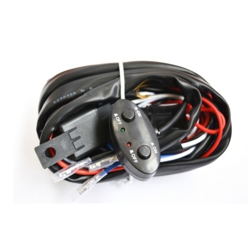 Cablaj proiectoare plafon 12v cu relee sigurante si switch pentru lumini auto - Img 2