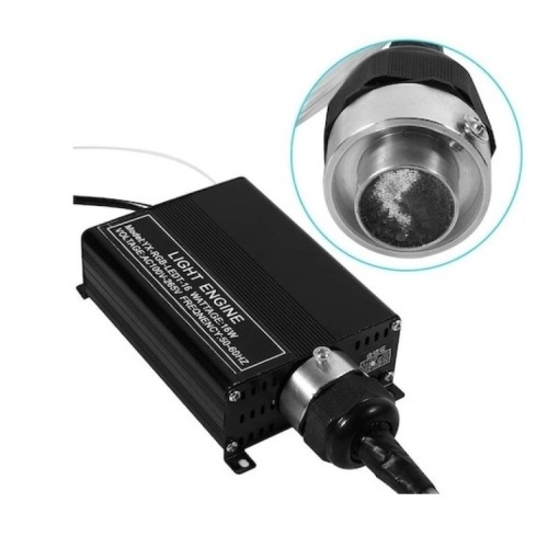 Kit fibra optica plafon instelat + efecte - 450 fire, 12V - LED RGB cu telecomanda - Img 4