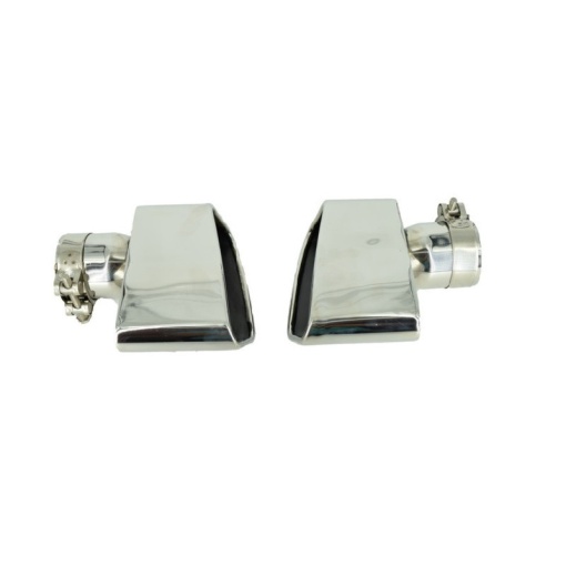 Ornament toba inox BMW Seria 5 F10 / F11 2010- 2016 / Argintiu - Img 3