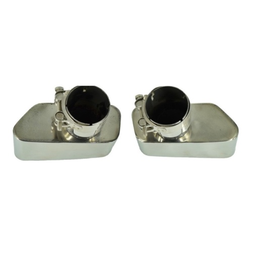 Ornament toba inox BMW Seria 6 F12 / F13 2011- 2018 / Argintiu - Img 2