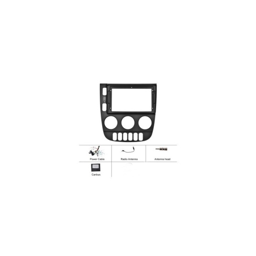 Rama Navigatie MERCEDES ML W163 1997-2005 - 9" / kit complet - Img 4