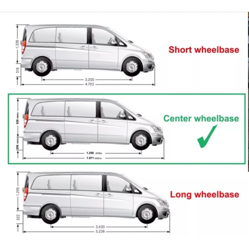 Set 2 bare portbagaj longitudinale MERCEDES Viano III (W447) 2014-prezent - varianta scurta - ALUMINIU - Img 5