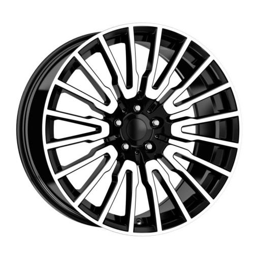 Set 4 jante aliaj BMW Seria 7 F01 / F02 2008-2015 - R20, 5x120, ET30 / ET38 - Img 2