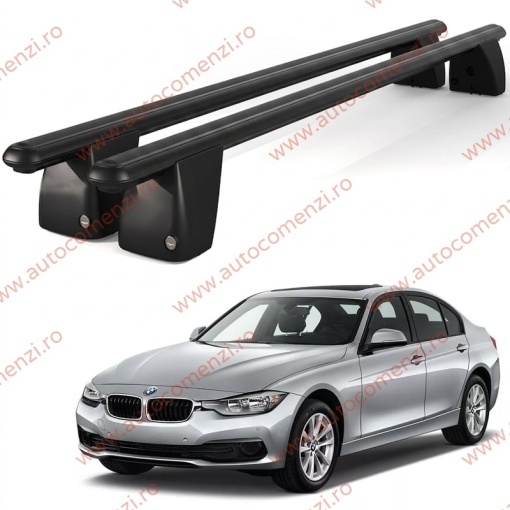 Set bare portbagaj BMW Seria 3 F30/F31 2011-2018 (prindere in puncte fixe) - Img 2