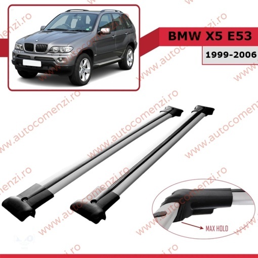 Set bare portbagaj BMW X5 E53 1999-2006 - KVO AERO - Img 2