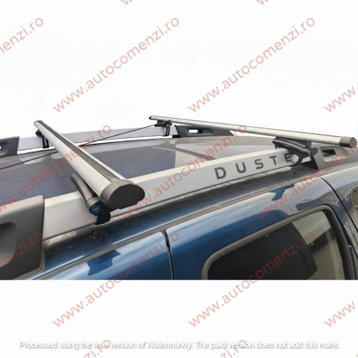 Set bare portbagaj cu cheie DACIA Duster I 2013-2017 Facelift (bara lata) - ALUMINIU - Img 4