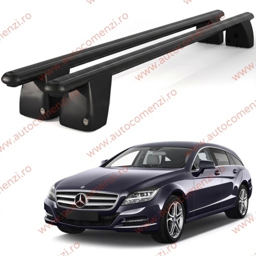 Set bare portbagaj MERCEDES CLS (X218) 2010-2018 Break (prindere in puncte fixe) - Img 2