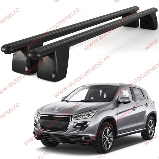 Set bare portbagaj PEUGEOT 4008 2012-2017 (prindere in puncte fixe) - Img 2