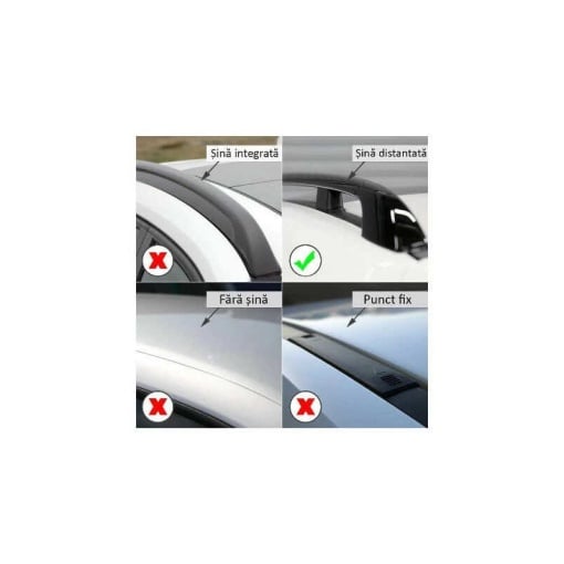 Set bare portbagaj SKODA Octavia I 1996-2010 Combi - Aluminiu / cu cheie antifurt - 120 cm - Img 4