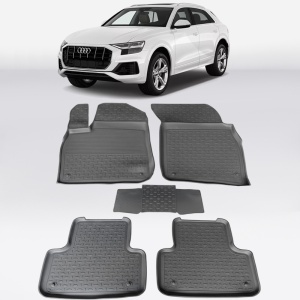 Covoare AUDI Q8 2018-prezent - tip tavita - 100% cauciuc - SEINTEX