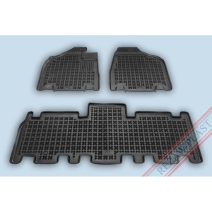 Covoare cauciuc KIA Carnival II 2005-2014 (5 locuri) - tip tavita - REZAW PLAST