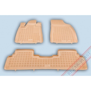 Covoare cauciuc LEXUS RX (AL20) 2016-2022 - tip tavita - bej - REZAW PLAST