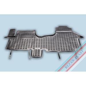 Covoare cauciuc NISSAN NV300 2014-2021 (3 locuri) - tip tavita - REZAW PLAST