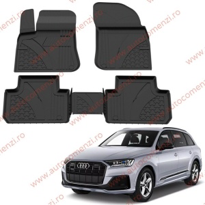 Covoare cauciuc tavita AUDI Q7 II 2015-2025 (Ultra Pro SHL)
