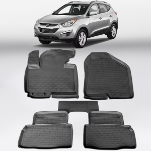 Covoare HYUNDAI ix35 2009-2015 - tip tavita - 100% cauciuc - SEINTEX