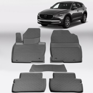 Covoare MAZDA CX-5 II (KF) 2017-2025 - tip tavita - 100% cauciuc - SEINTEX