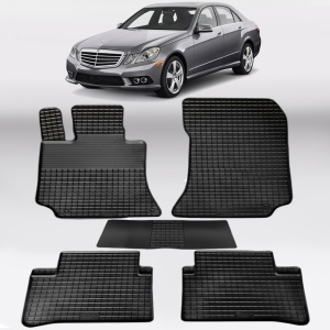 Covoare MERCEDES Clasa E W212 2009-2016 - tip tavita - 100% cauciuc - SEINTEX