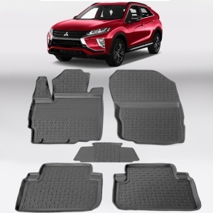 Covoare MITSUBISHI Eclipse Cross 2017-prezent - tip tavita - 100% cauciuc - SEINTEX