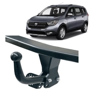 DACIA Lodgy 2006-2012 - Kit carlig de remorcare ( Carlig + sistem cablaj dedicat) Pachet Complet