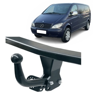 MERCEDES Vito II 2003-2014 - Kit carlig de remorcare ( Carlig + sistem cablaj dedicat) Pachet Complet