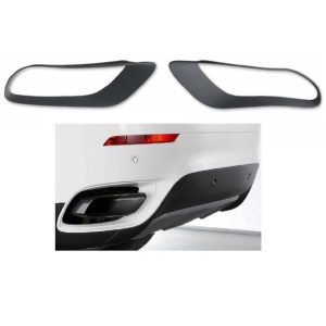 Ornament plastic evacuare BMW X6 E71 2008-2015 / Negru