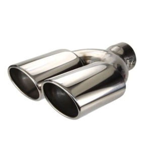 Ornament toba dubla inox universal / Argintiu