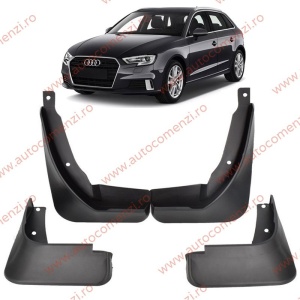 Set 4 aparatori noroi dedicate AUDI A3 (8V) 2013-2016 Pre-Facelift Hatchback