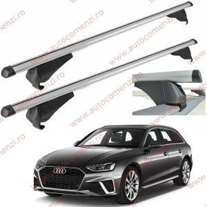 Set bare portbagaj AUDI A4 B9 (8W) 2016-2025 Combi - Aluminiu / cu cheie antifurt