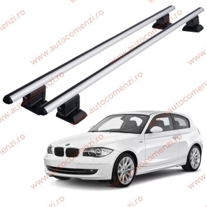 Set bare portbagaj BMW Seria 1 E81 / E82 / E87 2004-2011 - cu cheie antifurt / Aluminiu