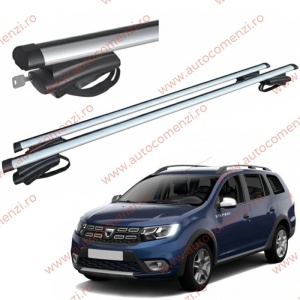 Set bare portbagaj cu cheie DACIA Logan MCV Stepway 2013-2020 - ALUMINIU