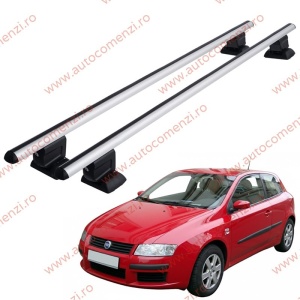 Set bare portbagaj FIAT Stilo 2001-2007 Hatchback - cu cheie antifurt / Aluminiu