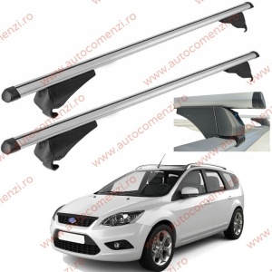 Set bare portbagaj FORD Focus II 2004-2010 Combi - Aluminiu / cu cheie antifurt