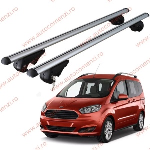 Set bare portbagaj FORD Tourneo Courier I 2014-2023 - cu cheie antifurt / Aluminiu - 120 cm
