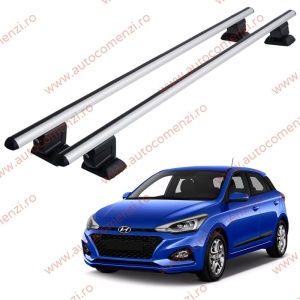Set bare portbagaj HYUNDAI i20 II 2014-2020 - cu cheie antifurt / Aluminiu