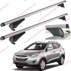 Set bare portbagaj HYUNDAI ix35 2009-2015 - Aluminiu / cu cheie antifurt