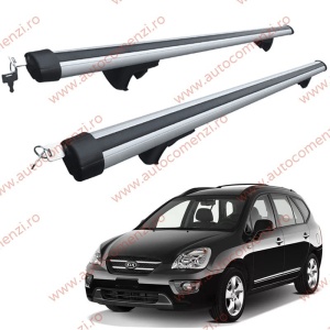 Set bare portbagaj KIA Carens II 2006-2013 - Aluminiu / cu cheie antifurt - 120 cm