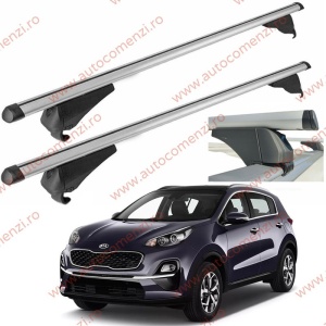 Set bare portbagaj KIA Sportage IV 2015-2021 - Aluminiu / cu cheie antifurt