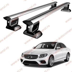 Set bare portbagaj MERCEDES Clasa E W213 2016-2023 Sedan - Wingbar - cu cheie antifurt / Aluminiu