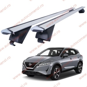 Set bare portbagaj NISSAN Qashqai III (J12) 2021-prezent - Wingbar - Aluminiu / cu cheie antifurt