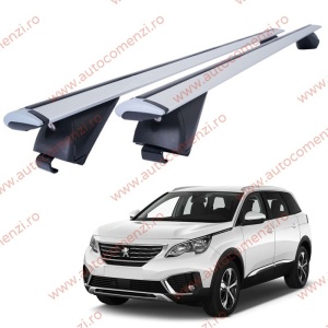 Set bare portbagaj PEUGEOT 5008 II 2017-2024 - Wingbar - Aluminiu / cu cheie antifurt