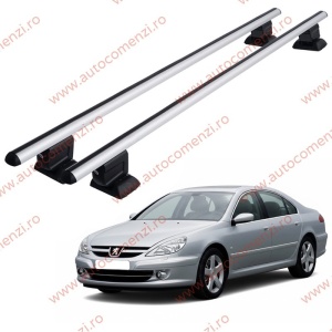 Set bare portbagaj PEUGEOT 607 1999-2010 - cu cheie antifurt / Aluminiu