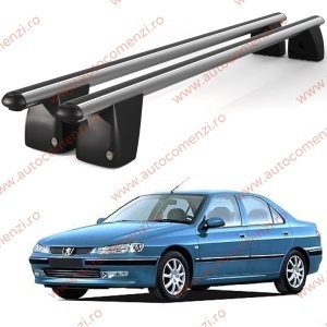 Set bare portbagaj PEUGEOT 607 1999-2010 (prindere in puncte fixe)