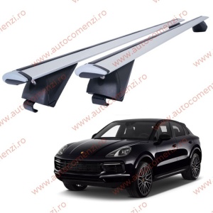 Set bare portbagaj PORSCHE Cayenne III 2018-prezent - Wingbar - Aluminiu / cu cheie antifurt