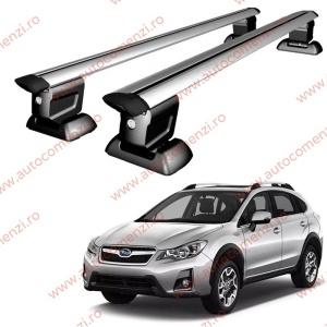Set bare portbagaj SUBARU XV I 2012-2017 - Wingbar - cu cheie antifurt / Aluminiu