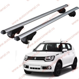 Set bare portbagaj SUZUKI Ignis II 2016-prezent - cu cheie antifurt / Aluminiu - 120 cm