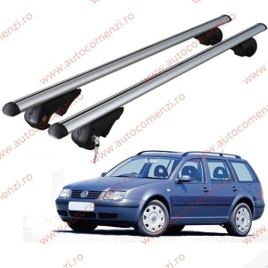 Set bare portbagaj VW Bora 1999-2006 Combi - cu cheie antifurt / Aluminiu - 120 cm