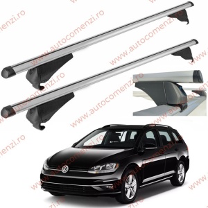 Set bare portbagaj VW Golf VII 2012-2020 Combi - Aluminiu / cu cheie antifurt