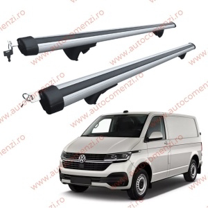 Set bare portbagaj VW T6 2016-2022 - Aluminiu / cu cheie antifurt - 150cm