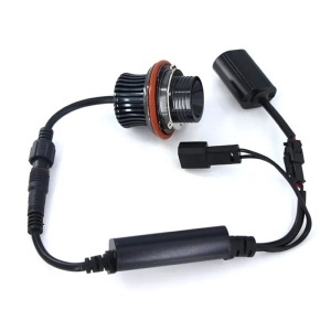Set LED Marker Angel Eyes BMW Seria 1 E87 2004-2006 PreFacelift, 40W, Alb (Canbus) - pentru faruri fara Xenon
